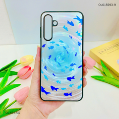 Ốp SS A16 5G vân sóng tròn viền đen