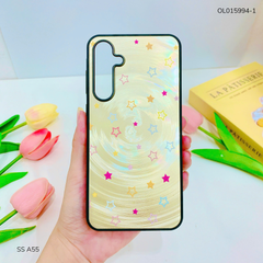 Ốp SS A55 vân sóng tròn viền đen