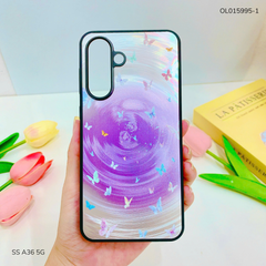 Ốp SS A36 5G vân sóng tròn viền đen