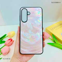 Ốp SS A36 5G vân sóng tròn viền đen