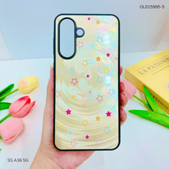 Ốp SS A36 5G vân sóng tròn viền đen