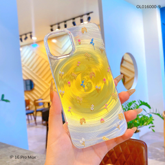 Ốp IP 16 Pro Max vân sóng tròn viền trong