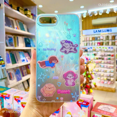 Ốp IP 7/8/SE 2020 vân ánh sóng 4 cún Sweet