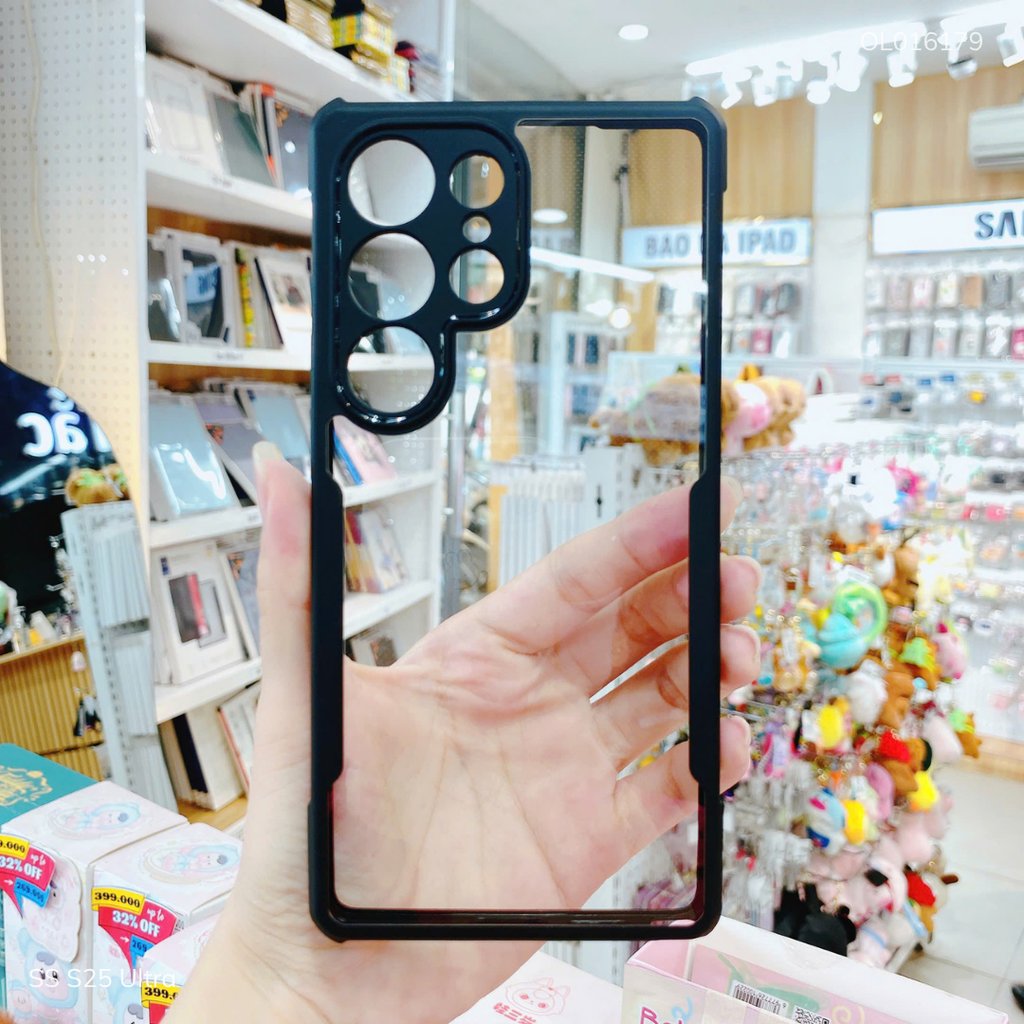 ** Ốp SS S25 Ultra XUNDO lưng trong viền màu chống sốc - test