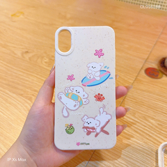 Ốp IP Xs Max dẻo lúa mì 3 cún OSTT