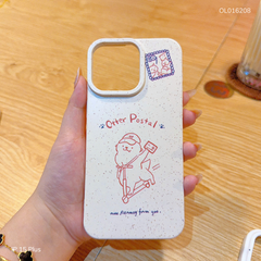 Ốp IP 15 Plus dẻo lúa mì Otter Postal