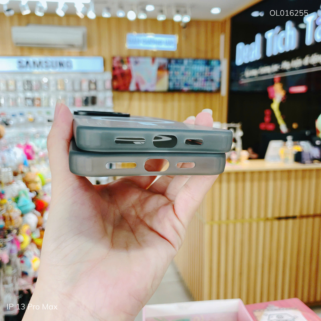 Ốp IP 13 Pro Max Ice Case nhám magsafe mã vạch