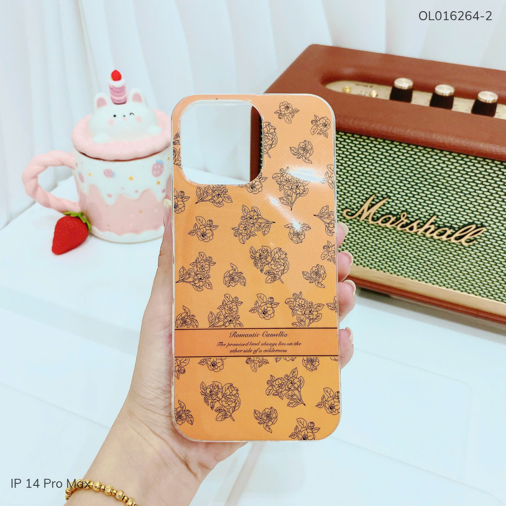 Ốp IP 14 Pro Max lưng cứng viền trong nhiều hình