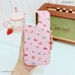 Ốp IP 16 Pro Max lưng cứng viền trong nhiều hình