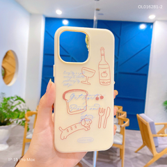 Ốp IP 15 Pro Max dẻo nhám viền 2 lớp