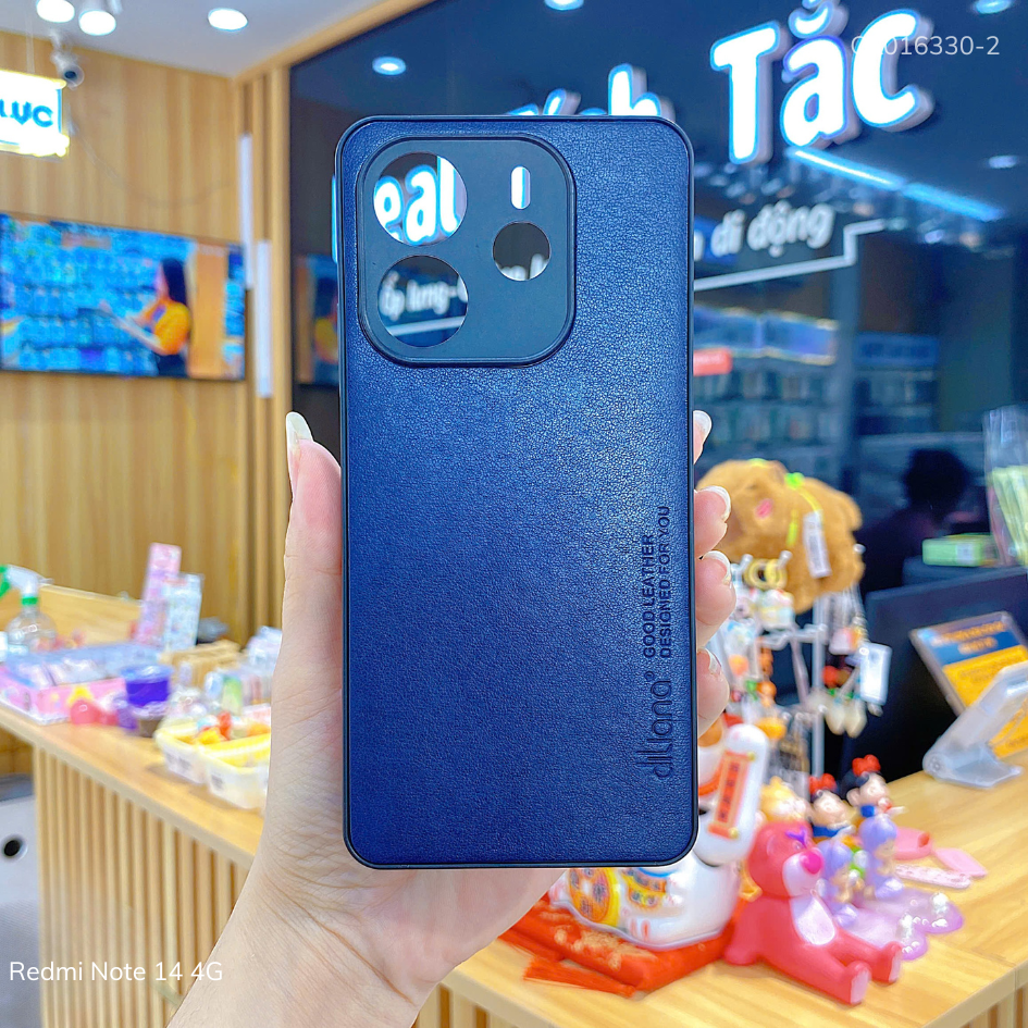 ** Ốp Xiaomi Redmi Note 14 4G vân giả da Diliana