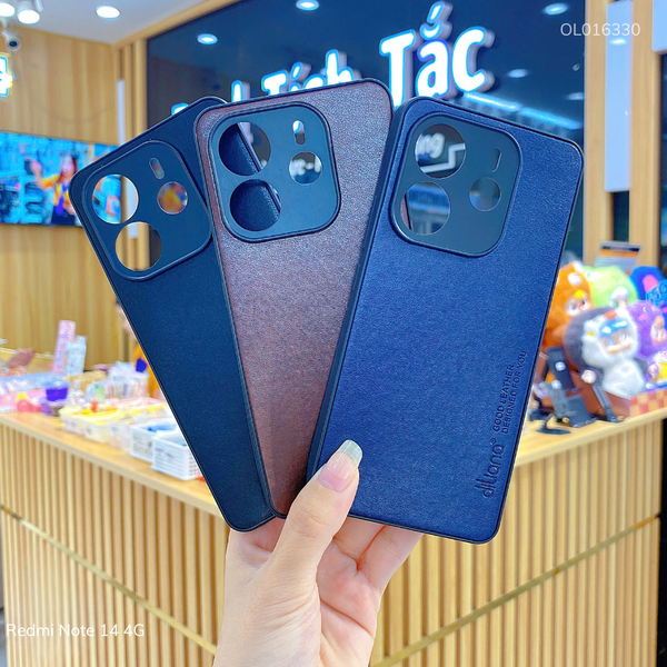 ** Ốp Xiaomi Redmi Note 14 4G vân giả da Diliana