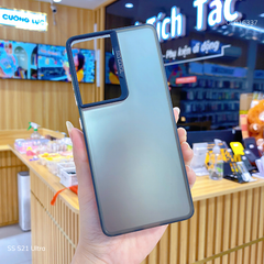 Ốp SS S21 Ultra nhám bạc full màu