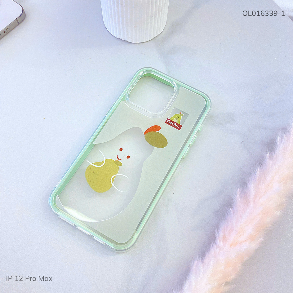 Ốp IP 12 Pro Max dẻo trong viền 2 lớp