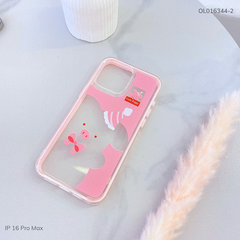 Ốp IP 16 Pro Max dẻo trong viền 2 lớp