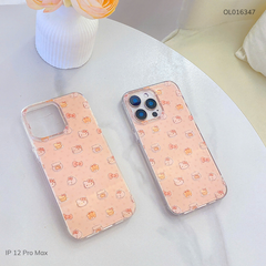 Ốp IP 12 Pro Max viền trong nhiều mặt kitty