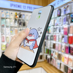 Ốp SS J7+ dẻo in 3D baby shark