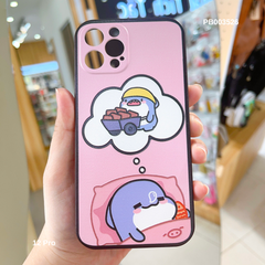 Ốp IP 12 Pro 6.1 dẻo in 3D baby shark ngủ