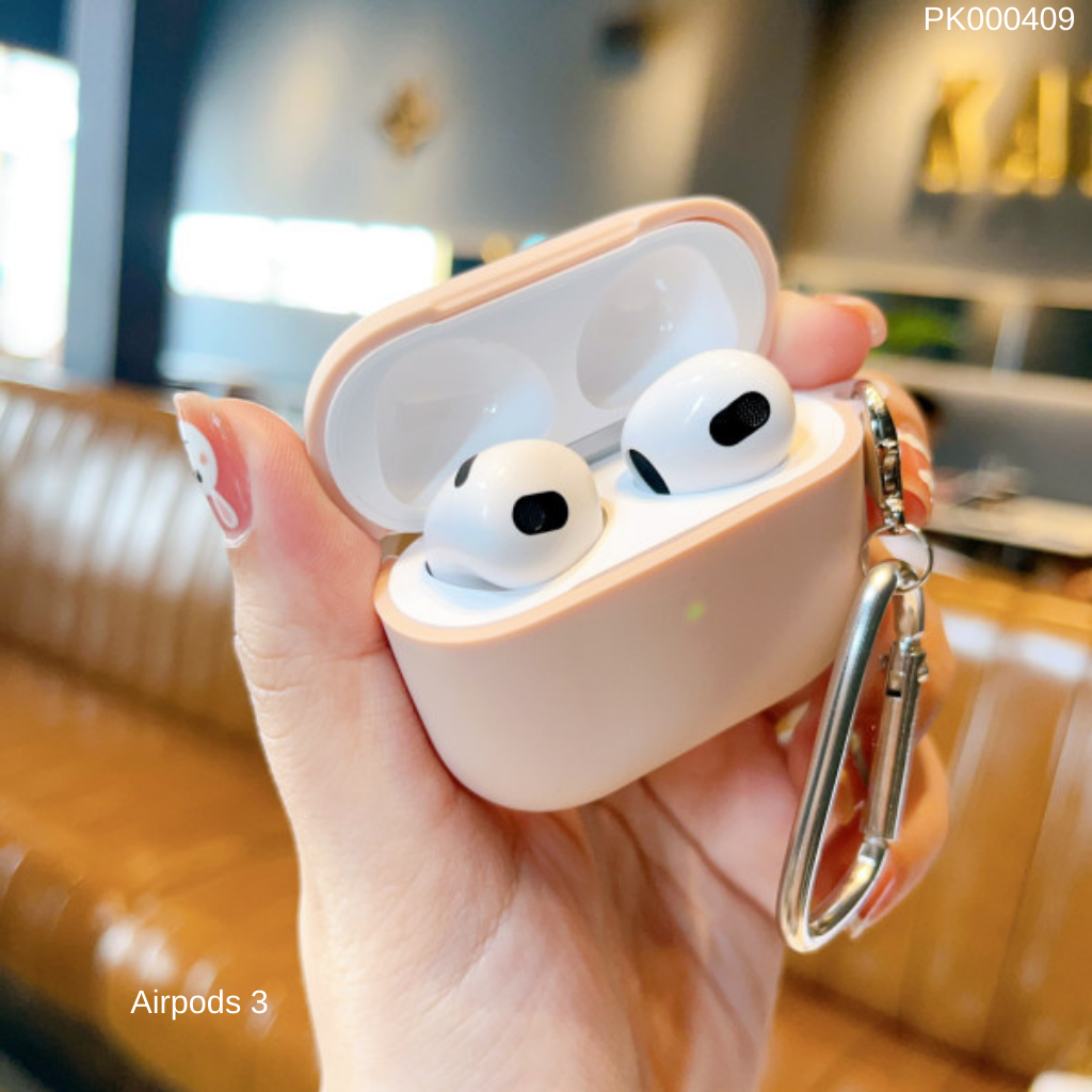 ** Case Airpods 3 silicon kèm móc khoá