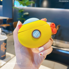 Case Airpods 1/2 Nơ - Nasa case mỏng kèm móc