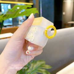 ** Case Airpods Pro 2 dẻo hoa vàng Printemps