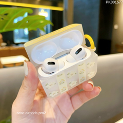 ** Case Airpods Pro 2 dẻo hoa vàng Printemps