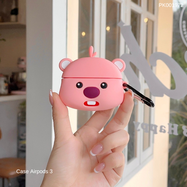 ** Case Airpods 3 dẻo mặt Hải ly