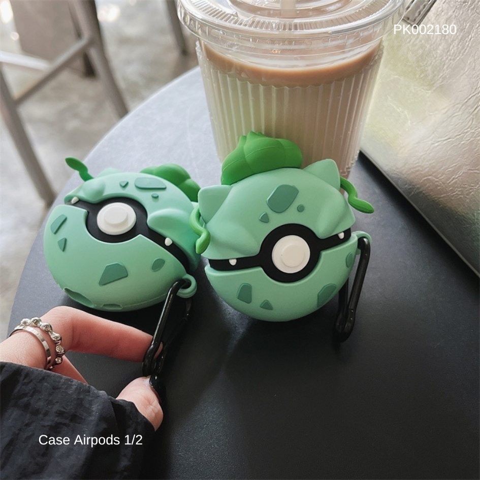 ** Case Airpods 1/2 dẻo Bulbasaur Ball