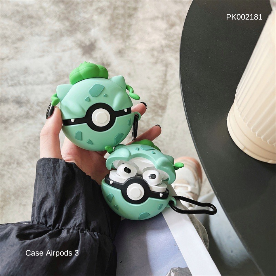 ** Case Airpods 3 dẻo Bulbasaur Ball