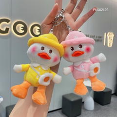 ** Móc khoá nhồi bông Vịt nón vàng