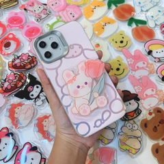 ** Popsocket Hình To Thỏ hoa