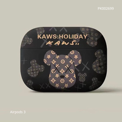 Case Airpods 3 KAWS Holiday đen