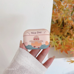 ** Case Airpods 3 Vịt Nice day trơn
