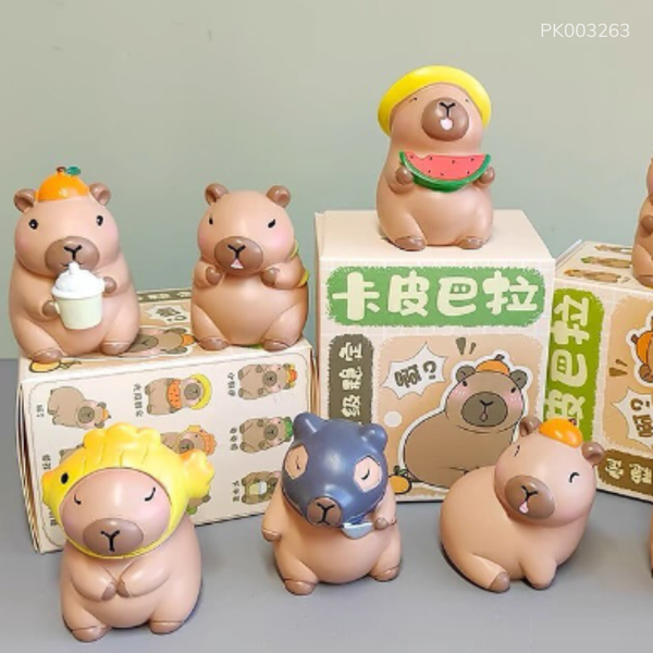 ** Móc khóa Squishy hình Capybara