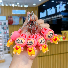 ** Móc khóa Labubu Hồng