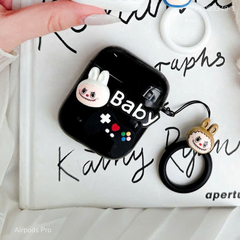 Case Airpods Pro Dẻo Sticker Labubu