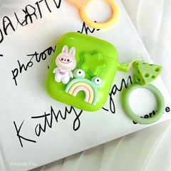 Case Airpods Pro Dẻo Sticker Labubu