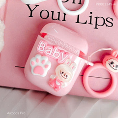 Case Airpods Pro Dẻo Sticker Labubu
