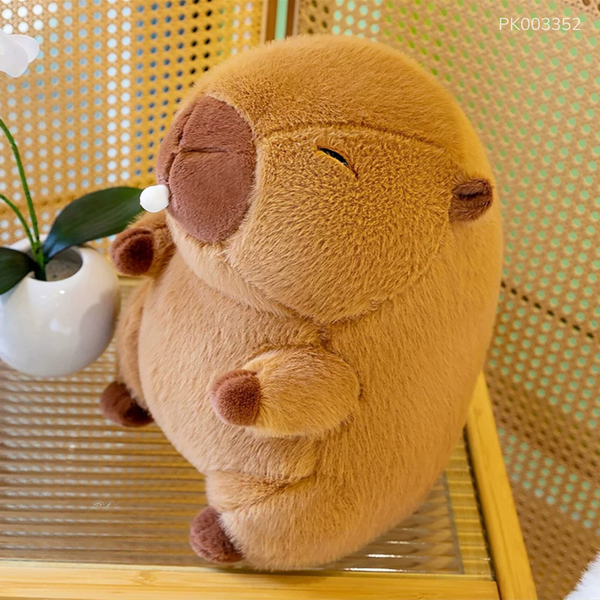 ** Gấu bông Capybara trơn thổi bong bóng size to