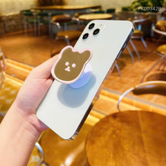 ** Popsocket Hình To gương mặt Gấu