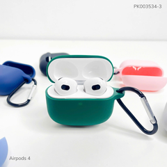 ** Case Airpods 4 silicon kèm móc khoá