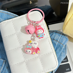 ** Móc khóa khoanh tròn Melody kèm chuông
