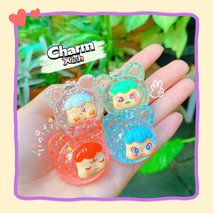 ** Charm cô gái biểu cảm nhũ nhỏ
