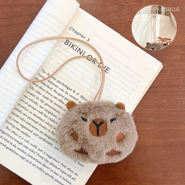 ** Móc khóa dây mặt Capybara