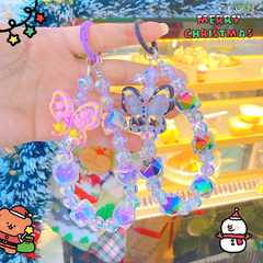 ** Móc khoá chuỗi nơ/cô gái kixi 1 khoen