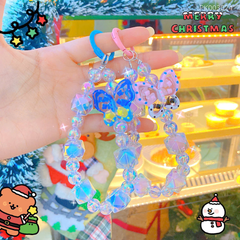 ** Móc khoá chuỗi nơ/cô gái kixi 1 khoen
