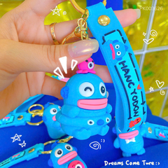 ** Móc khóa môi dày xanh dương
