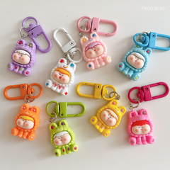 ** Móc khóa Mini charm thỏ cô gái