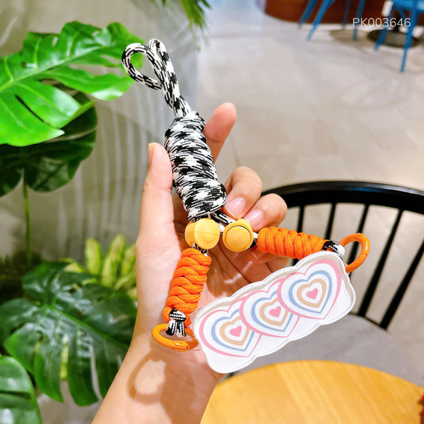 ** Dây đeo kèm móc cài ốp 3 tim nhiều màu