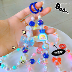 ** Móc khoá chuỗi nơ/cô gái kixi 2 khoen